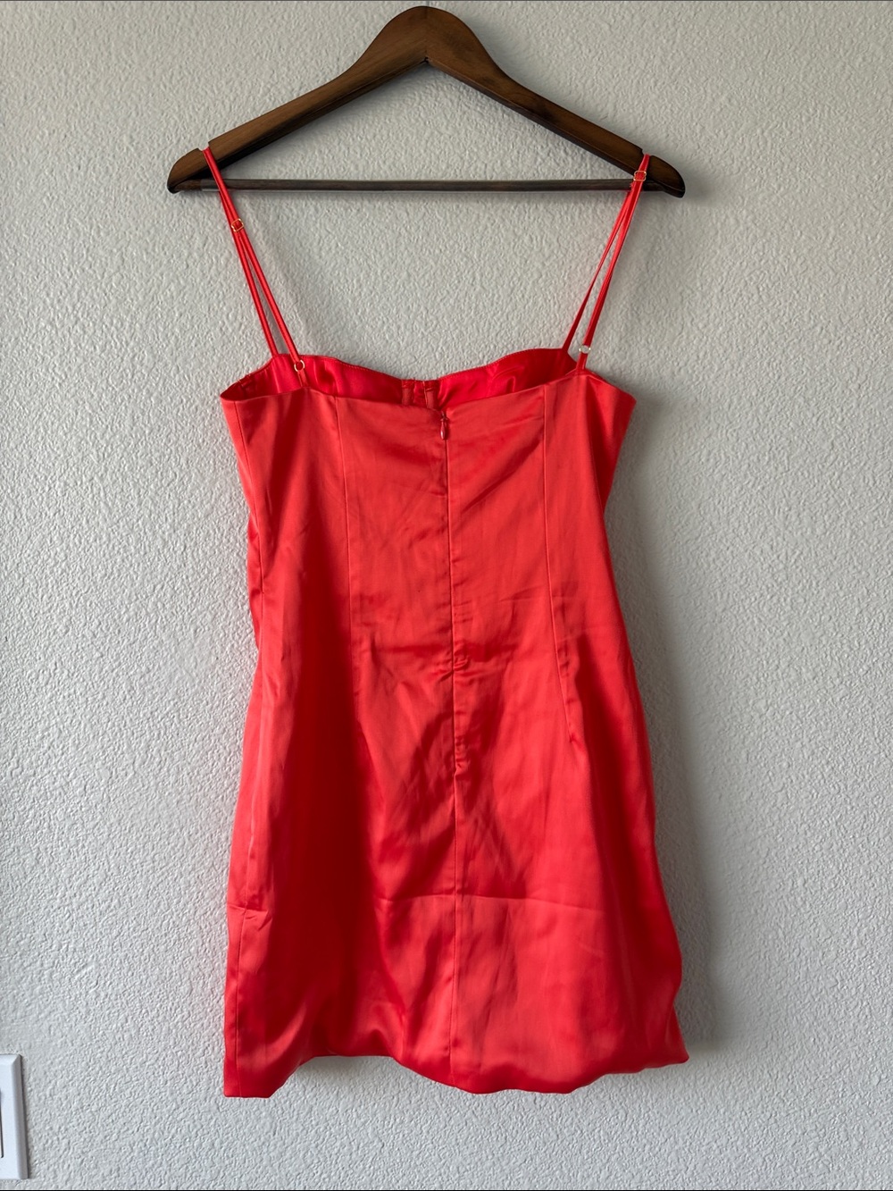 Meshki pink coral Corsette mini dress small - Picture 5 of 12